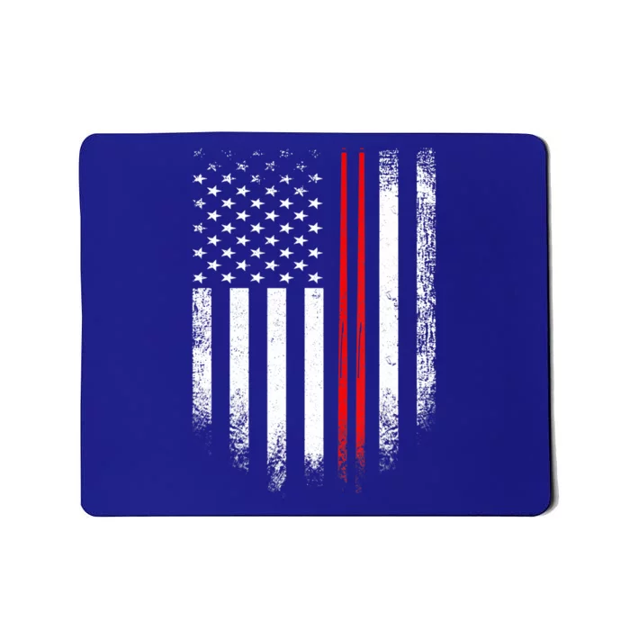 Vintage Usa Billiards Stick American Flag Patriotic Funny Meaningful Gift Mousepad