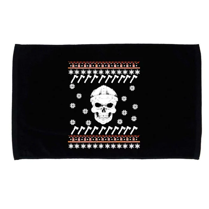 Vikings Ugly Christmas Microfiber Hand Towel