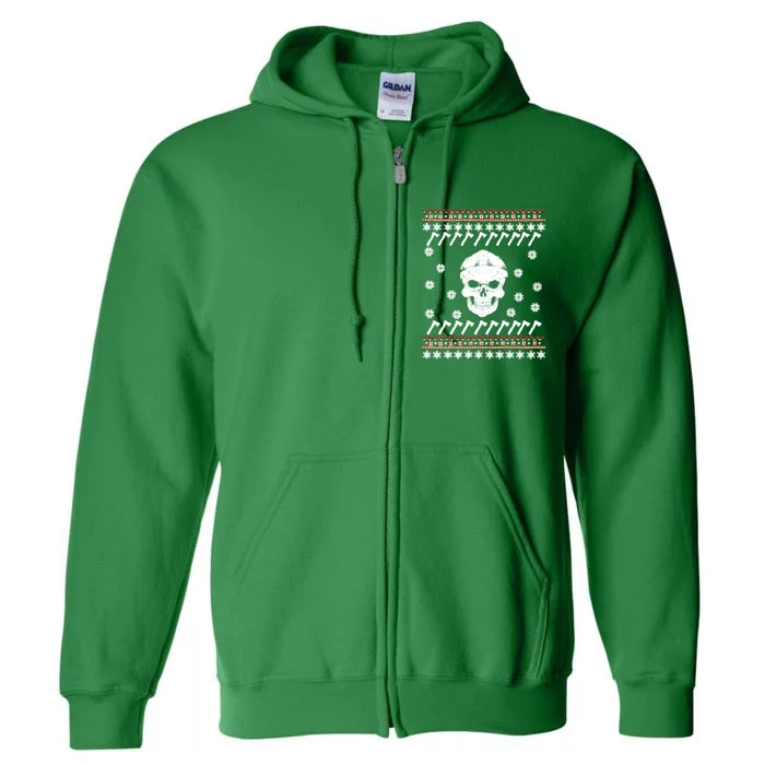 Vikings Ugly Christmas Full Zip Hoodie