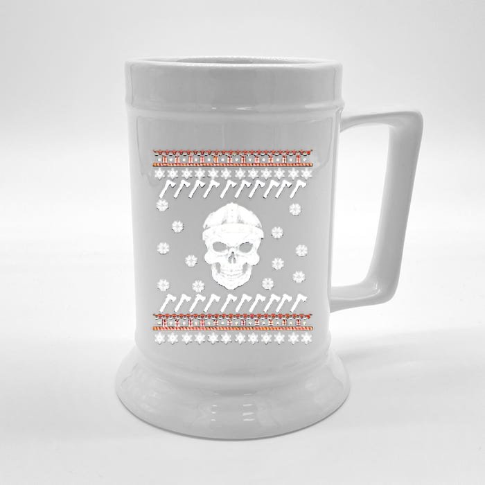 Vikings Ugly Christmas Front & Back Beer Stein