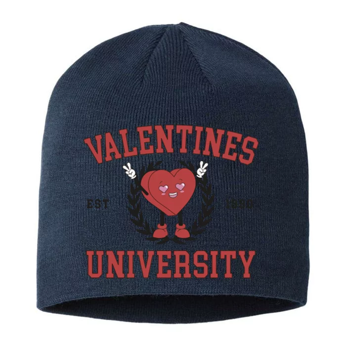 Valentines University Couple Gift 8 1/2in Sustainable Knit Beanie