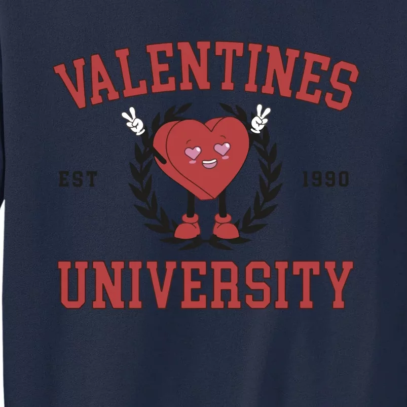 Valentines University Couple Gift Tall Sweatshirt