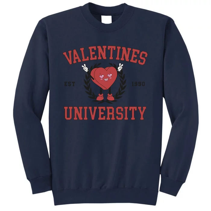 Valentines University Couple Gift Tall Sweatshirt