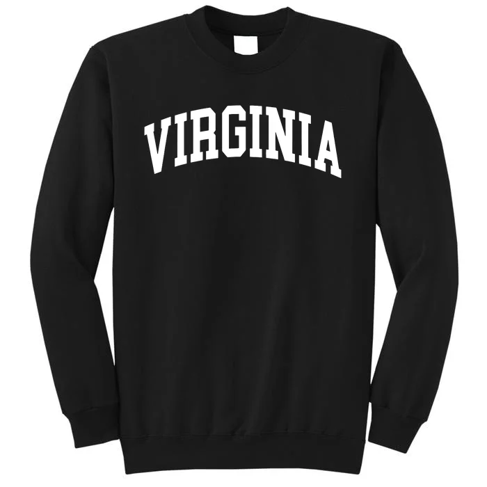 Virginia Us College Font Proud American Usa States Sweatshirt