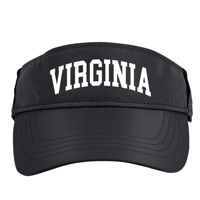 Virginia Us College Font Proud American Usa States Adult Drive Performance Visor