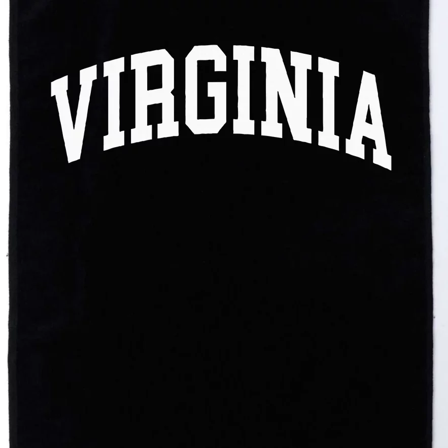 Virginia Us College Font Proud American Usa States Platinum Collection Golf Towel