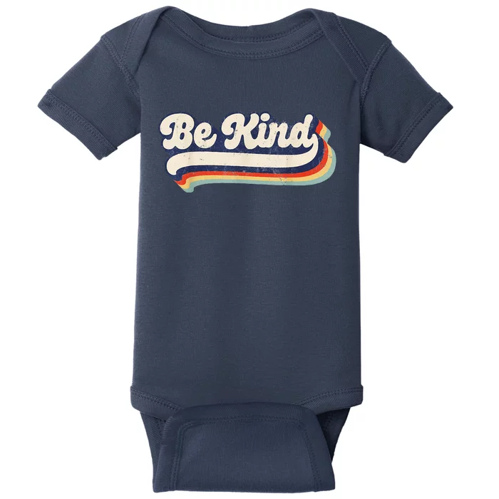 Vintage Unity Day Orange Retro Be Kind Anti Bullying Baby Bodysuit