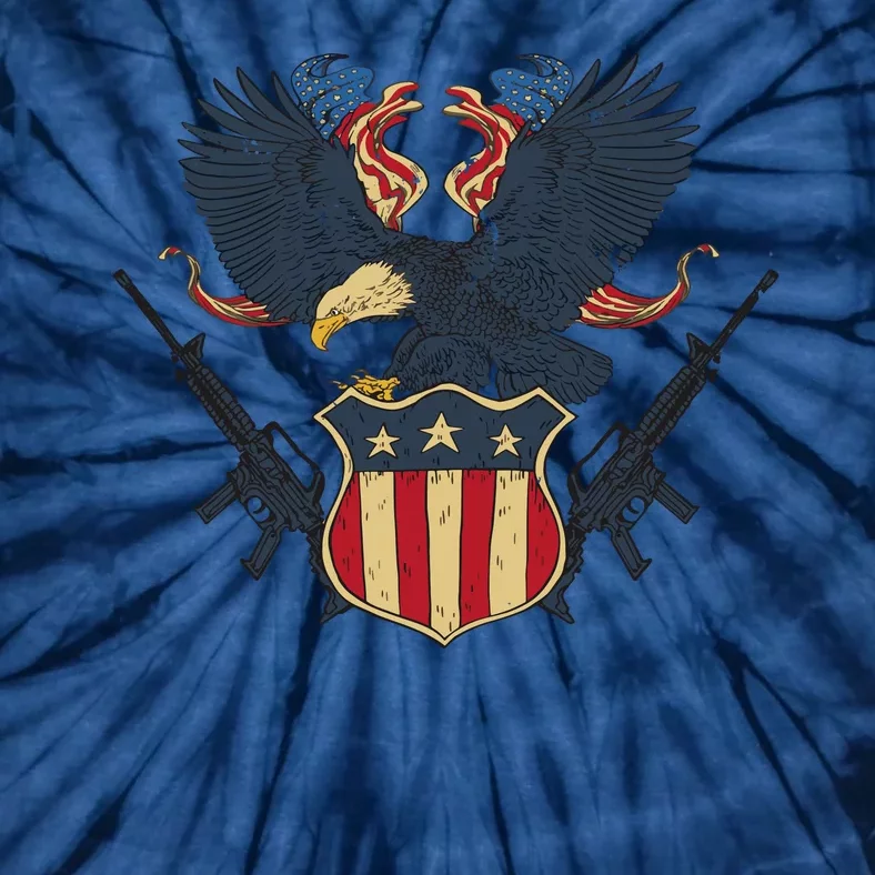 Veteran USA Eagle Tie-Dye T-Shirt