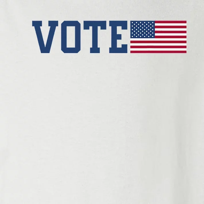 Vote Usa Election Patriotic American Flag Voting Toddler Long Sleeve Shirt