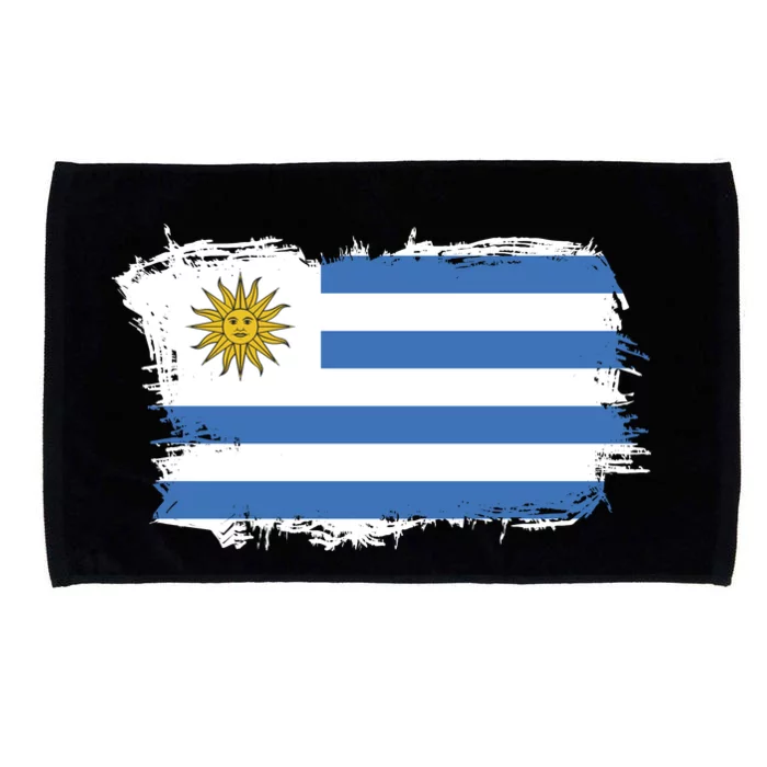 Vintage Uruguay Flag Microfiber Hand Towel