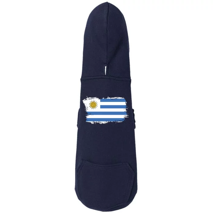 Vintage Uruguay Flag Doggie 3-End Fleece Hoodie