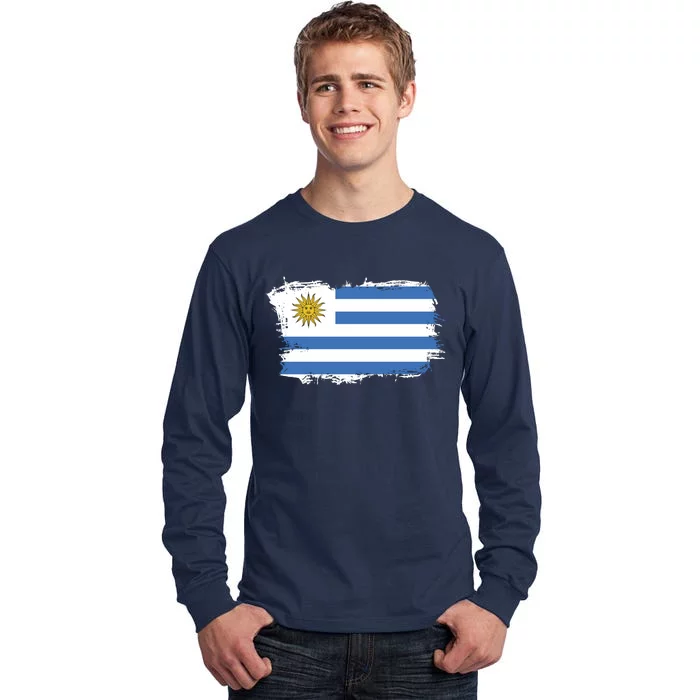 Vintage Uruguay Flag Tall Long Sleeve T-Shirt