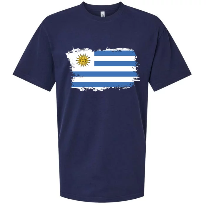 Vintage Uruguay Flag Sueded Cloud Jersey T-Shirt