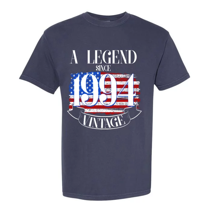 Vintage Usa Flag A Legend Since 1994 30th Birthday Garment-Dyed Heavyweight T-Shirt