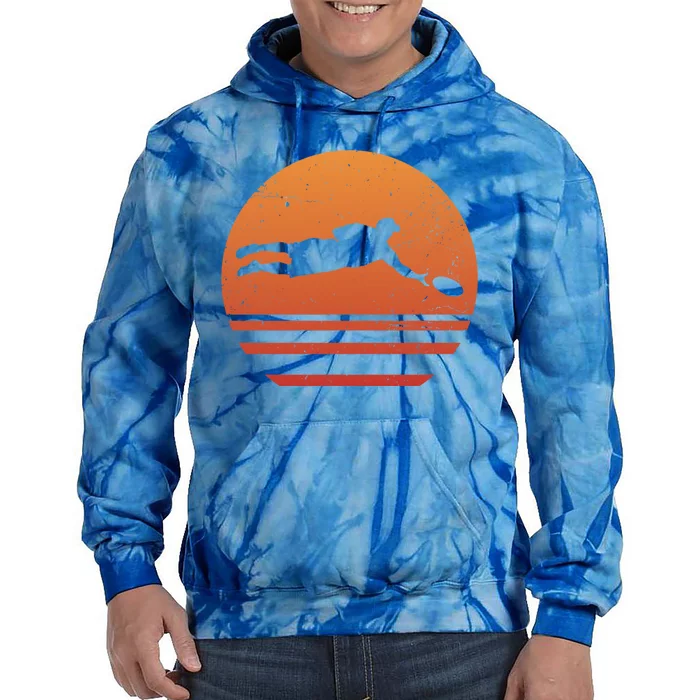 Vintage Ultimate Frisbee Player Meaningful Gift Tie Dye Hoodie