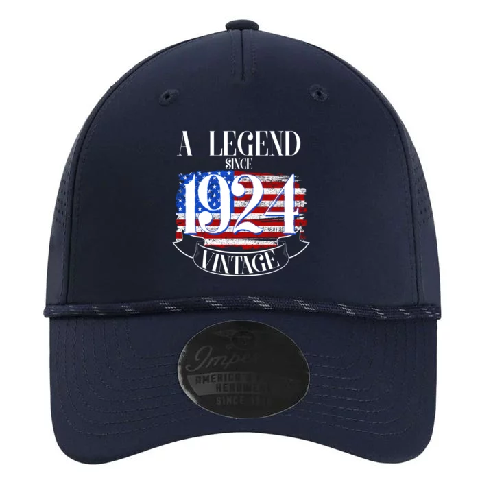 Vintage Usa Flag A Legend Since 1924 100th Birthday Performance The Dyno Cap