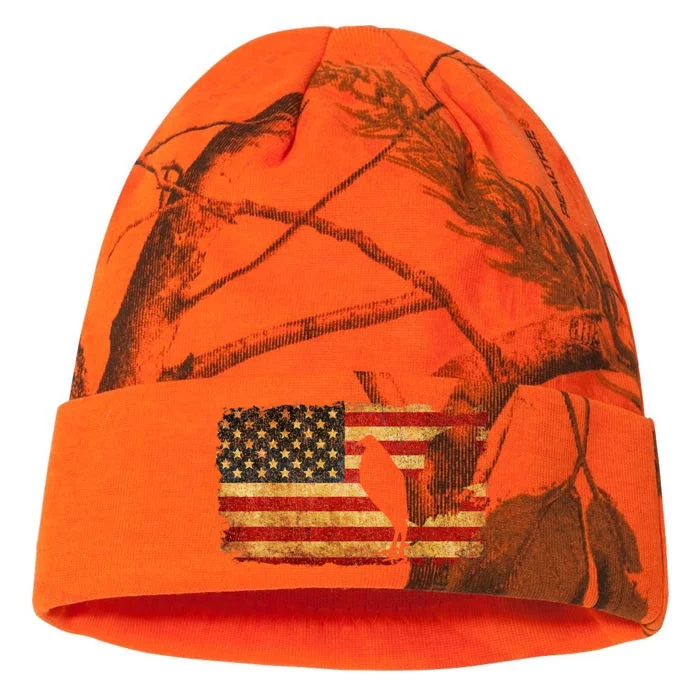 Vintage Us Flag Cock Fight Kati - 12in Camo Beanie