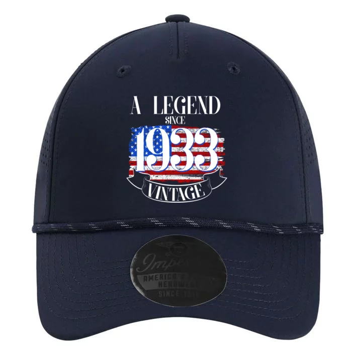 Vintage USA Flag A Legend Since 1933 90th Birthday Performance The Dyno Cap