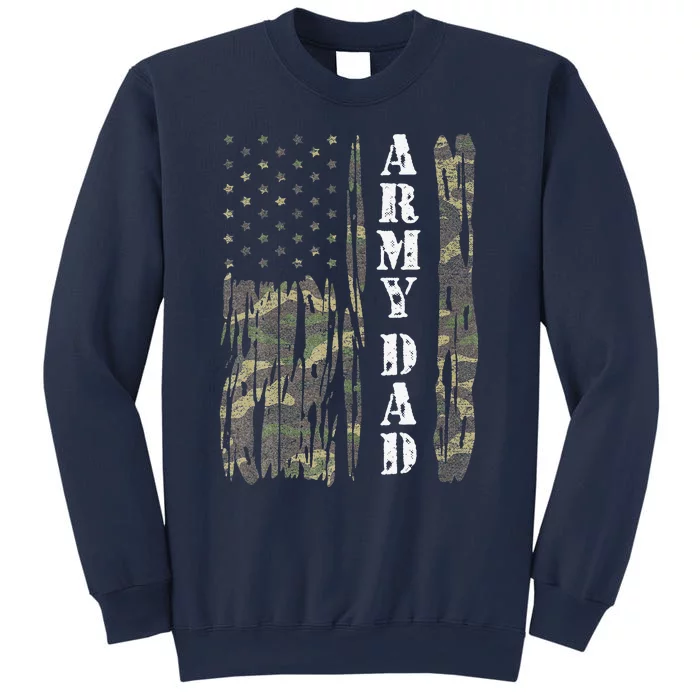 Vintage US Flag Army Dad Veteran Father Fathers Day Gift Sweatshirt