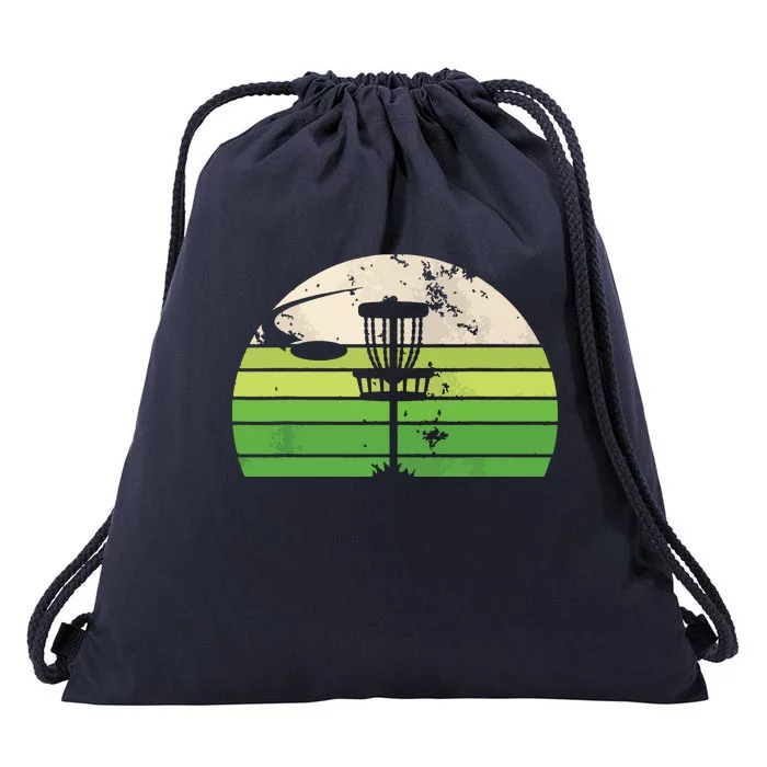 Vintage Ultimate Frisbee Disc Golf Drawstring Bag