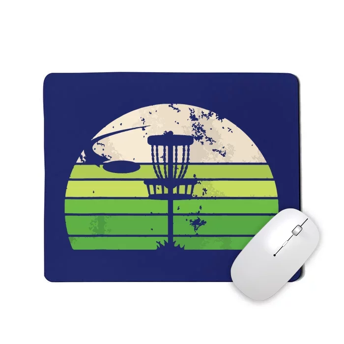 Vintage Ultimate Frisbee Disc Golf Mousepad