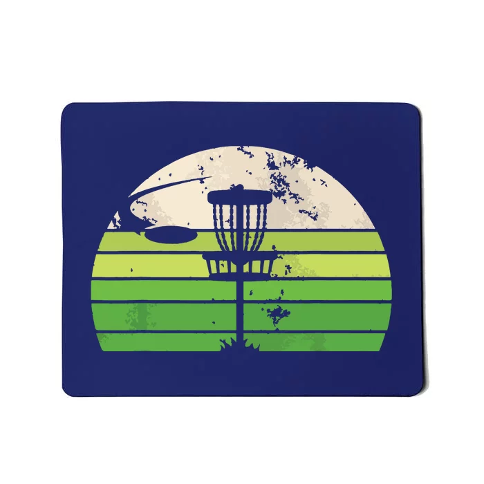 Vintage Ultimate Frisbee Disc Golf Mousepad