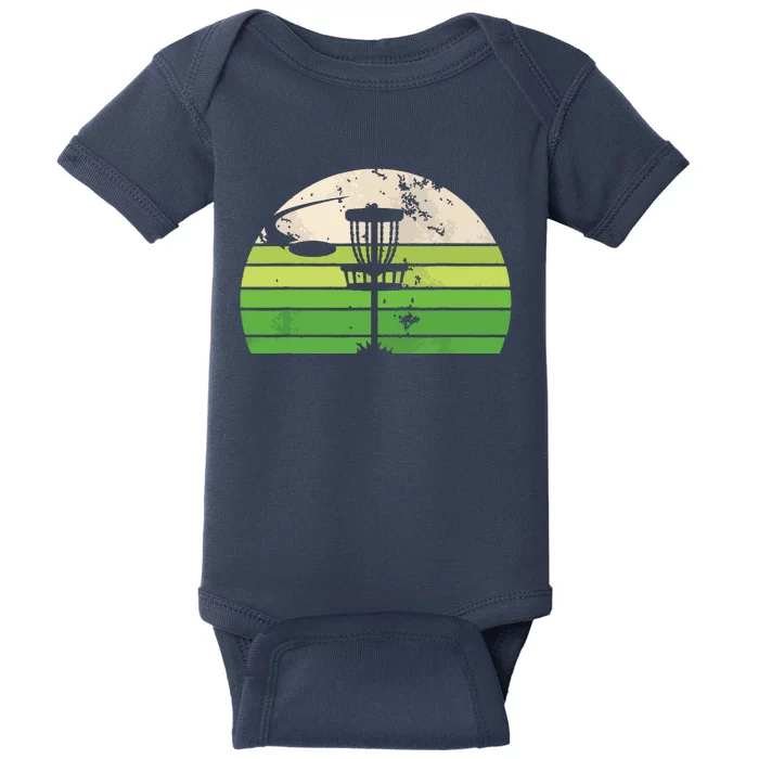 Vintage Ultimate Frisbee Disc Golf Baby Bodysuit