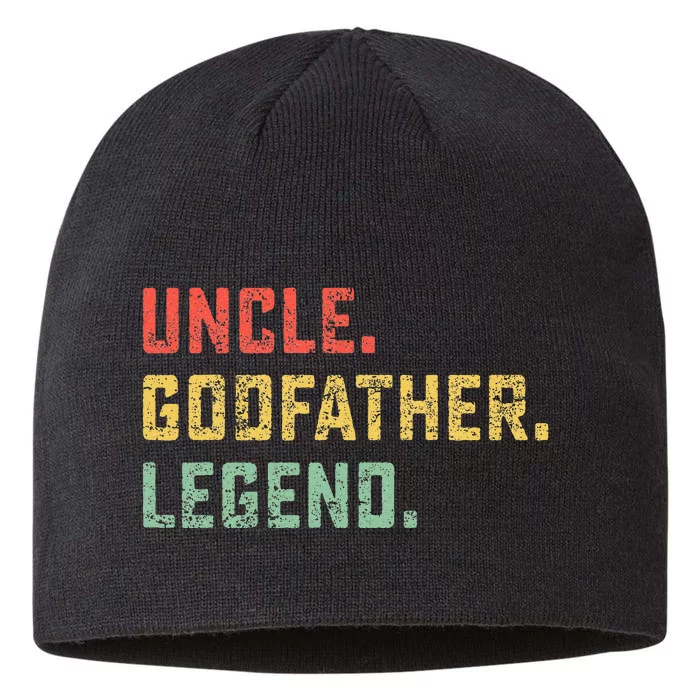 Vintage Uncle Godfather Legend Gift Favorite Best Uncle Ever 8 1/2in Sustainable Knit Beanie