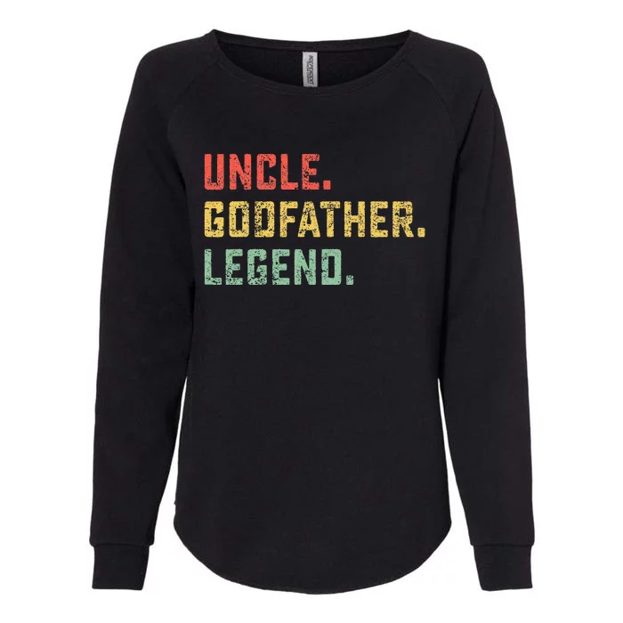 Vintage Uncle Godfather Legend Gift Favorite Best Uncle Ever Womens California Wash Sweatshirt