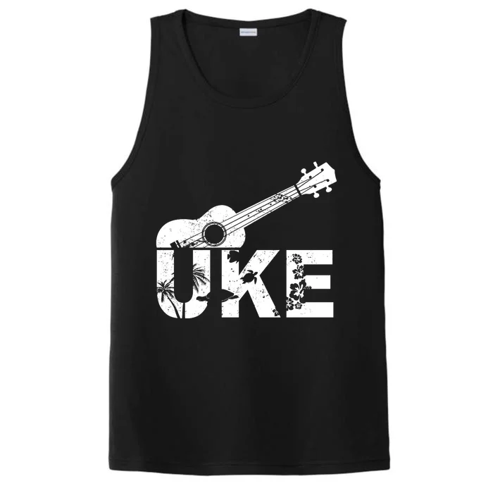 Vintage Uke Hawaiian Ukulele Performance Tank