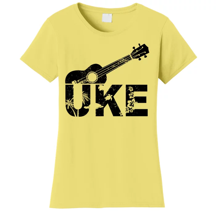 Vintage Uke Hawaiian Ukulele Women's T-Shirt