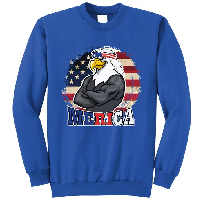 Vintage Usa Merica Eagle Mullet 4th July American Flag Great Gift Sweatshirt