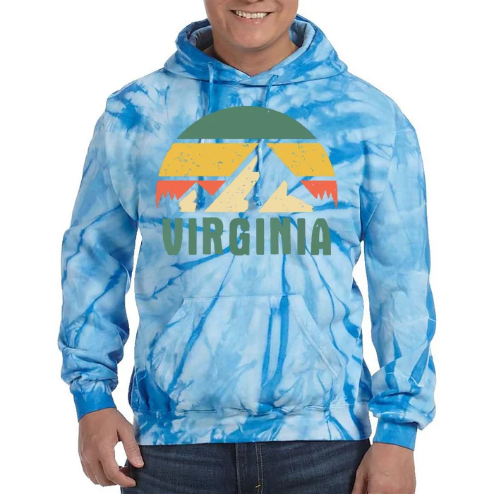 Virginia Usa Outdoors For Gift And Women Tie Dye Hoodie