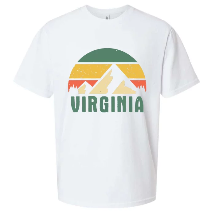 Virginia Usa Outdoors For Gift And Women Sueded Cloud Jersey T-Shirt