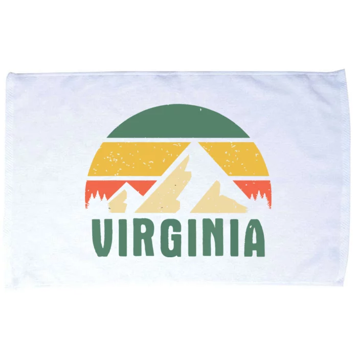 Virginia Usa Outdoors For Gift And Women Microfiber Hand Towel