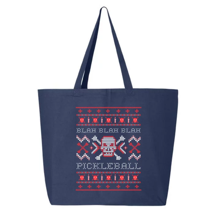 Very Ugly Pickleball Christmas Sweater Gift 25L Jumbo Tote