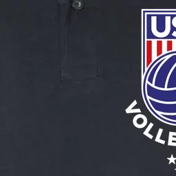 Volleyball USA Support The Team Shirt USA Flag Beach TShirt Softstyle Adult Sport Polo