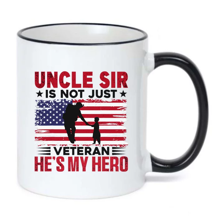 Veteran Uncle Sir Uncle Usa Flag 4th Of July Black Color Changing Mug