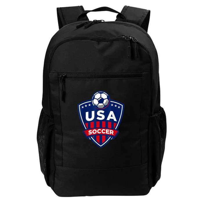 Vintage USA Soccer American Flag Football Jersey Daily Commute Backpack