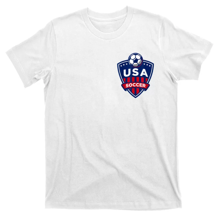 Vintage USA Soccer American Flag Football Jersey T-Shirt