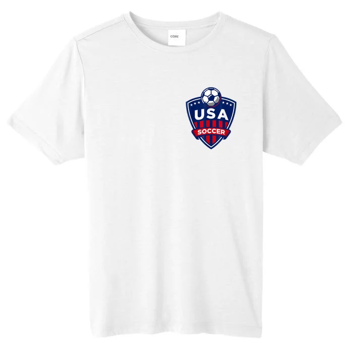 Vintage USA Soccer American Flag Football Jersey ChromaSoft Performance T-Shirt