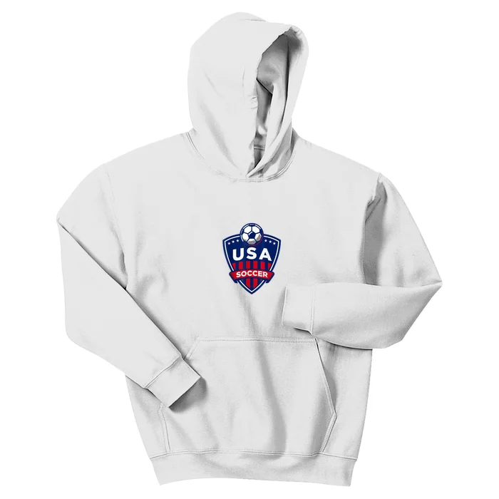 Teeshirtpalace Vintage USA Soccer American Flag Football Jersey Hoodie