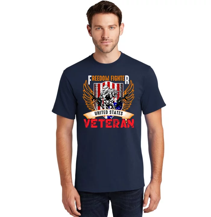 Veteran United States Freedom Fighter Tall T-Shirt