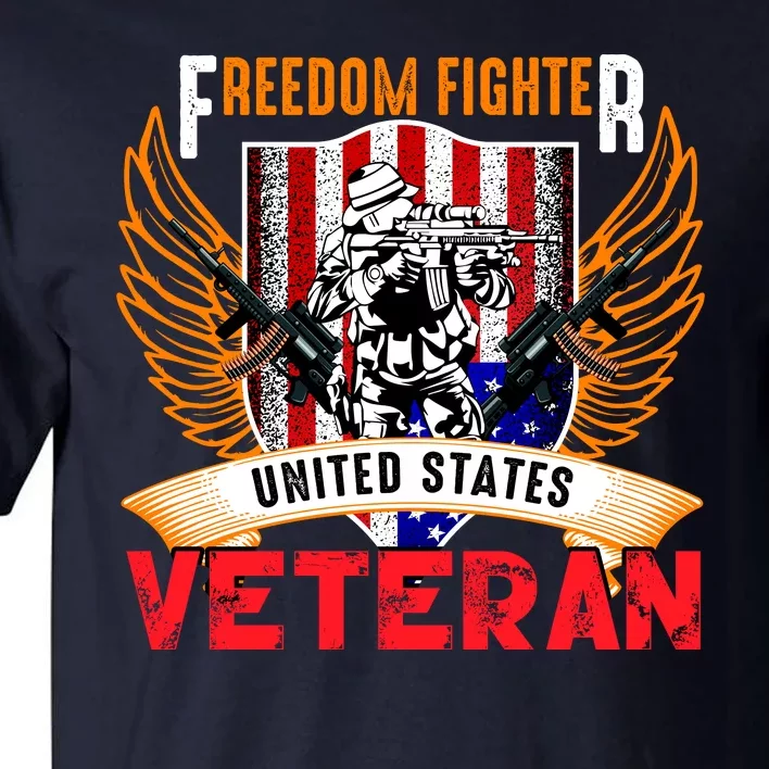 Veteran United States Freedom Fighter Tall T-Shirt