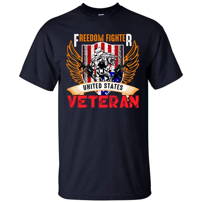 Veteran United States Freedom Fighter Tall T-Shirt