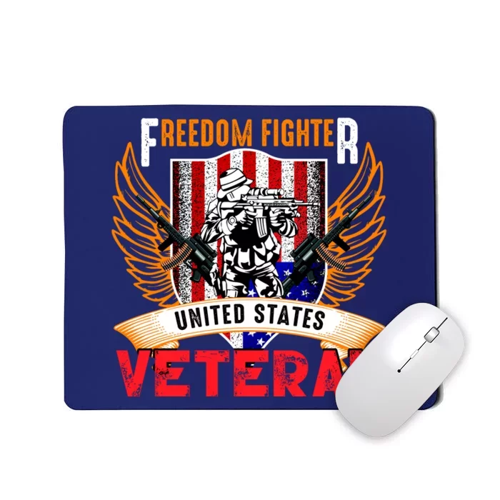 Veteran United States Freedom Fighter Mousepad