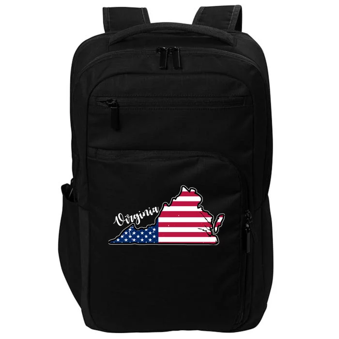 Virginia United States Map Impact Tech Backpack