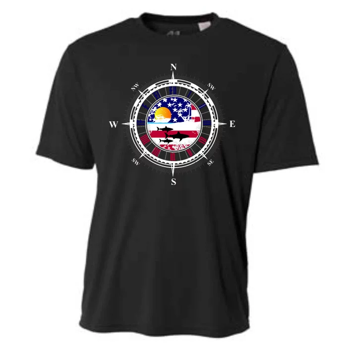 Vintage United States Compass Cooling Performance Crew T-Shirt