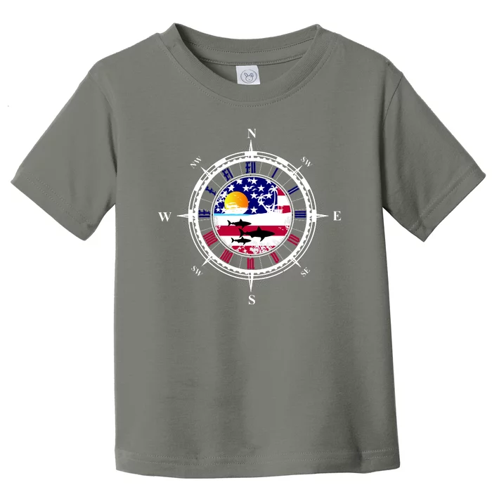 Vintage United States Compass Toddler T-Shirt