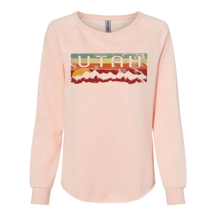 Vintage Utah Utah Hiking T Womens California Wash Sweatshirt